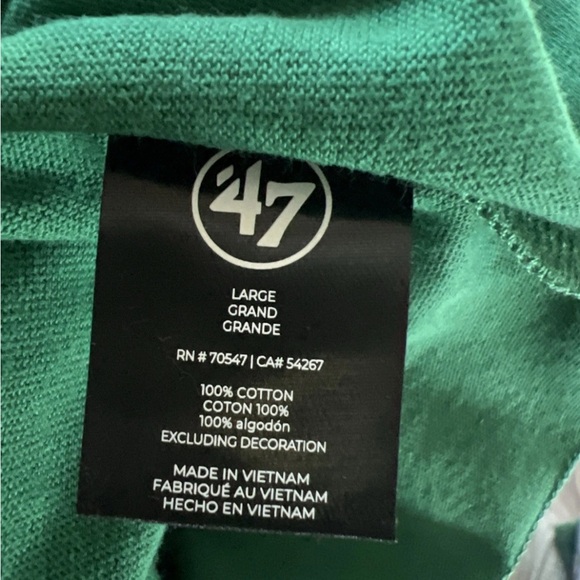 47 Brand Philadelphia Eagles oversized notch tee shirt size L - Picture 6 of 6